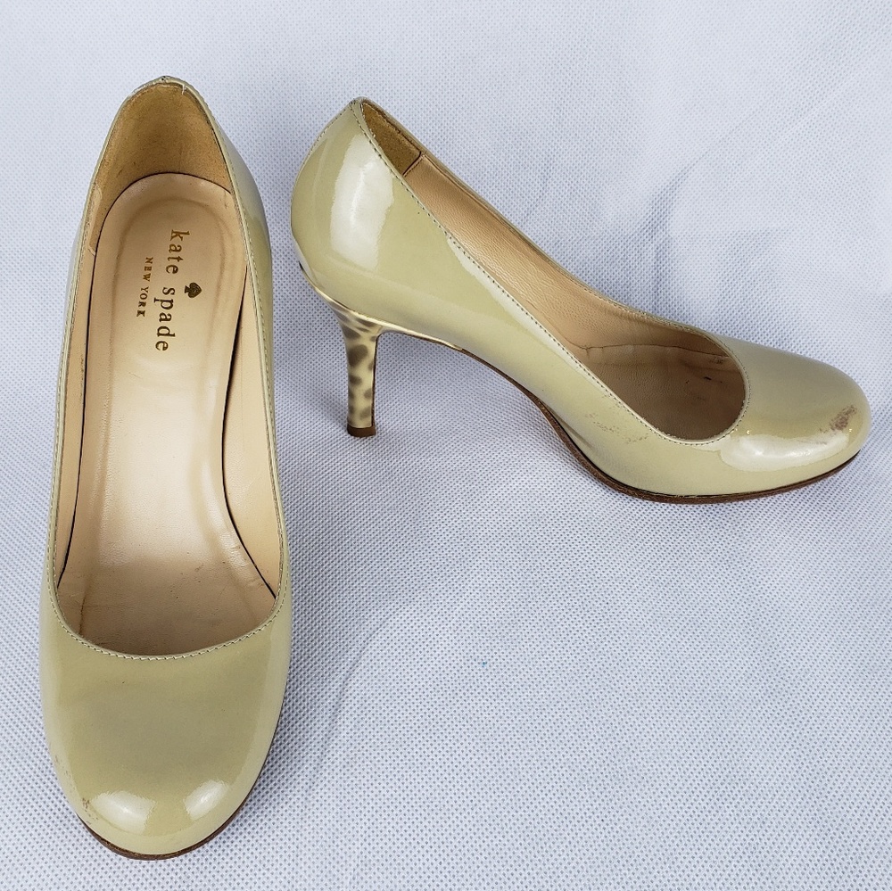 KATE SPADE | Patent Leather Animal Print Pumps
